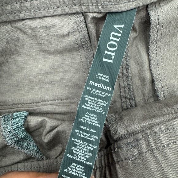 Vuori Women's Organic Stretch Ripstop Wide Leg Pants - Morel Grey - Picture 6 of 10